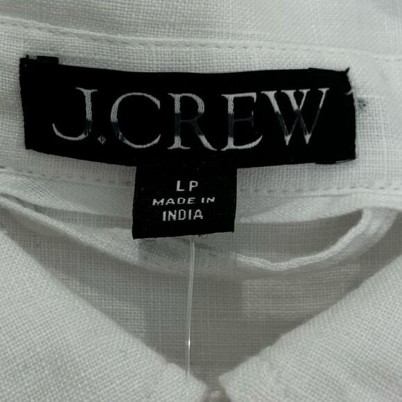 NWT J. Crew Petite capitaine shirtdress in linen - Picture 11 of 12